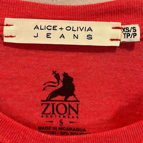 Alice + Olivia “Milo” Bob Marley tee XS/S - Picture 5 of 6